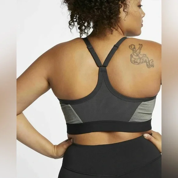 Nike Indy Sports Bra Gray 1X New - Picture 3 of 9